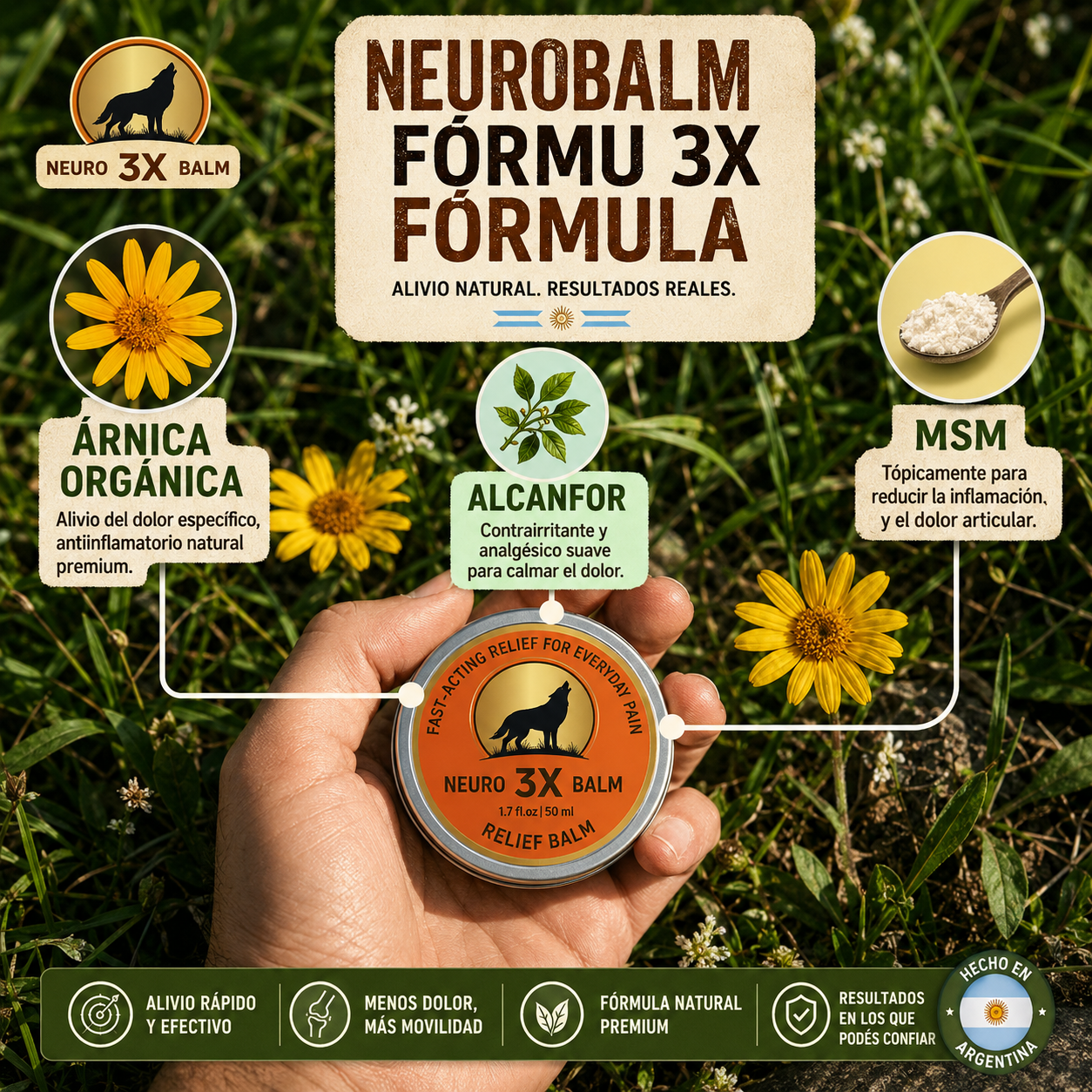 NeuroBalm® — Cuidá tus articulaciones día a día